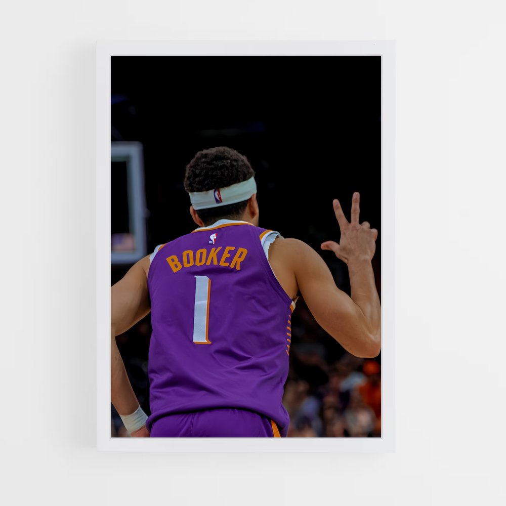 Poster Le Héros en Violet – affiche Basketball (vue 3)